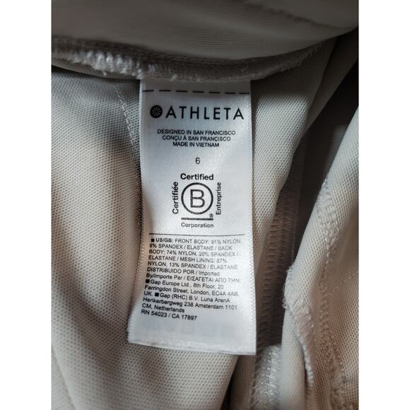 Athleta Womens 6 Endless High Rise Pants Straight Leg Elastic Waist Pockets - Picture 7 of 12